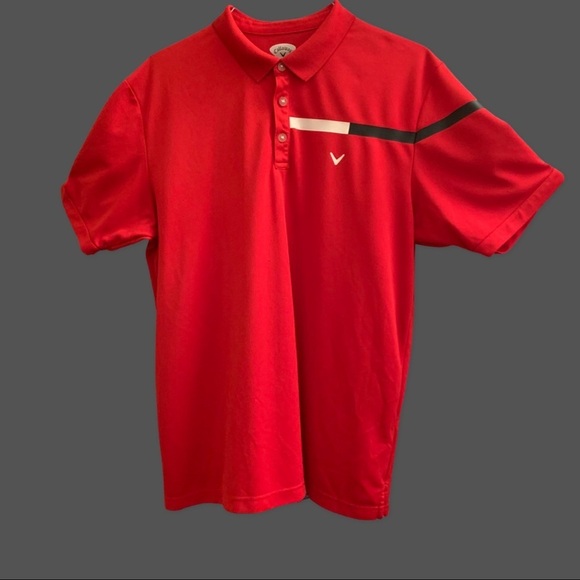 Callaway Other - Callaway (Perry Ellis) Men’s Red Classic Golf Fit Polo Shirt - XL